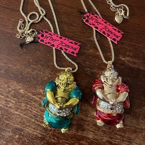 Betsey Johnson necklace Buddha lot new